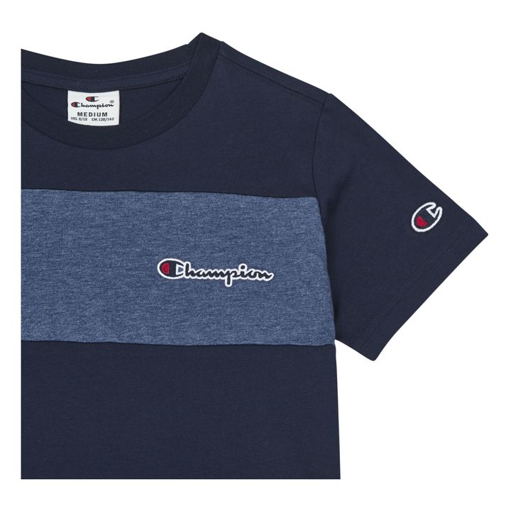 Two-Tone T-Shirt Navy blue- Product image n°1
