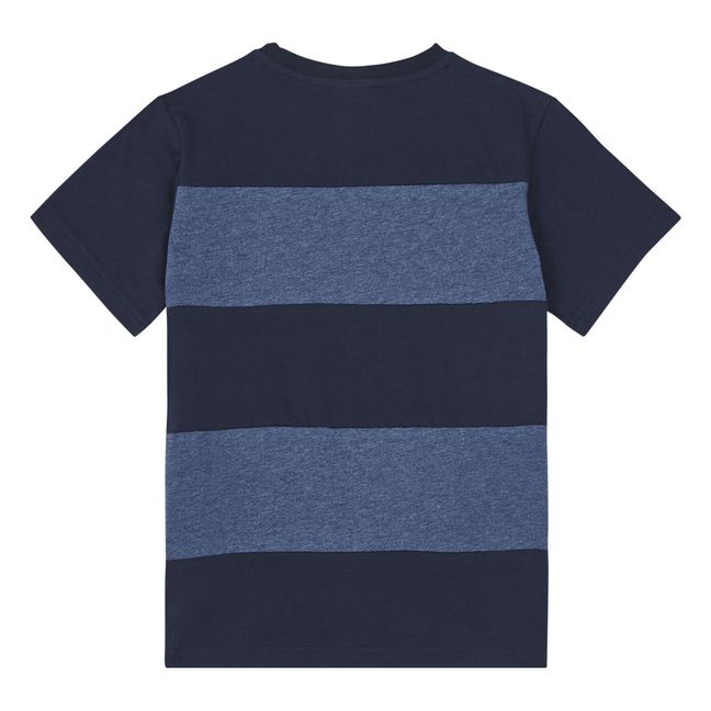 T-shirt Bicolore | Bleu marine