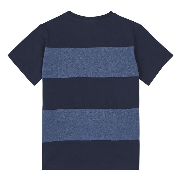 Two-Tone T-Shirt Navy blue- Product image n°2