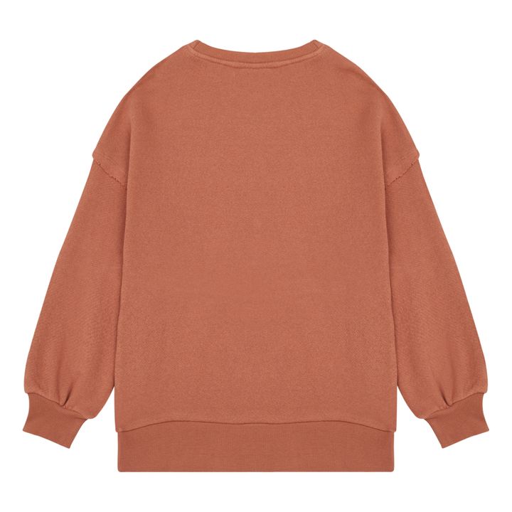 Mike Organic Cotton Sweatshirt Coral- Imagen del producto n°2