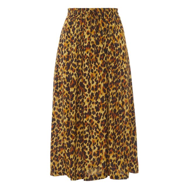 Tammy Fauve Midi Skirt Leopard