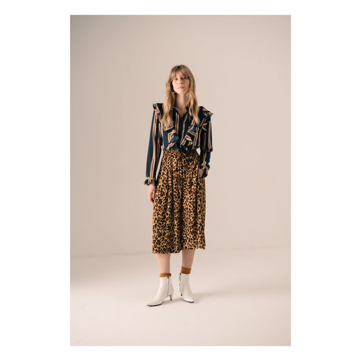 Tammy Fauve Midi Skirt Leopardo- Imagen del producto n°2