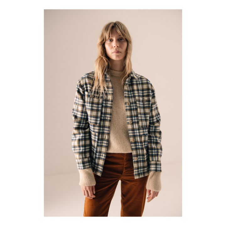 Bonnie Pecan Woollen Jacket | Seidenfarben- Produktbild Nr. 2