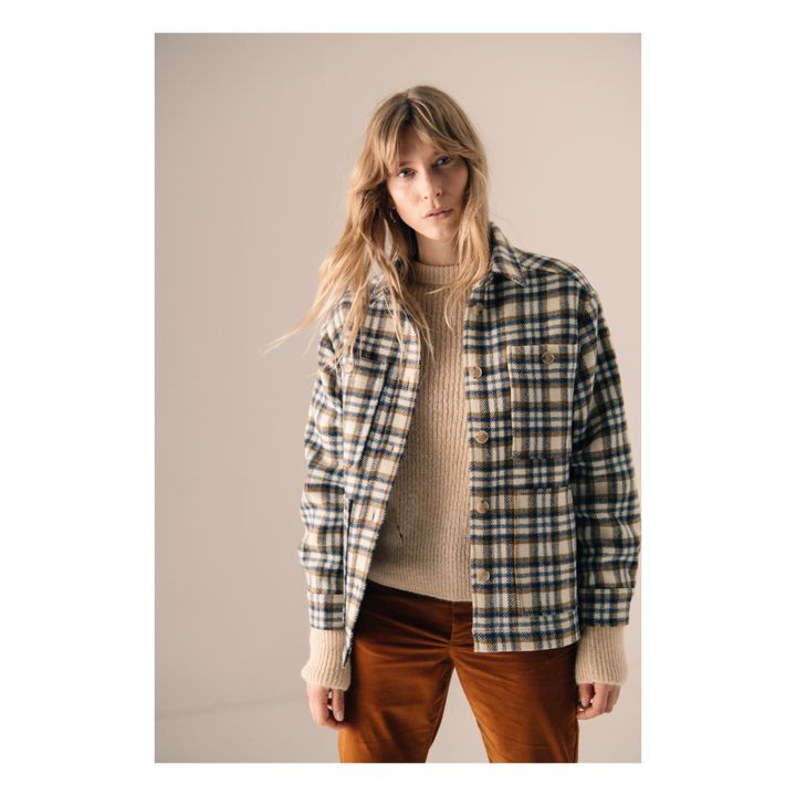 Bonnie Pecan Woollen Jacket | Seidenfarben- Produktbild Nr. 3