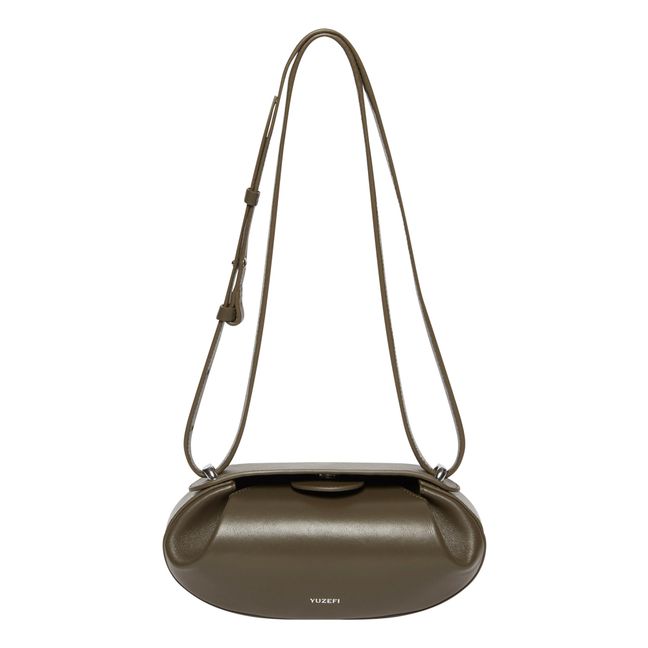 Dinner Roll Leather Bag | Brown
