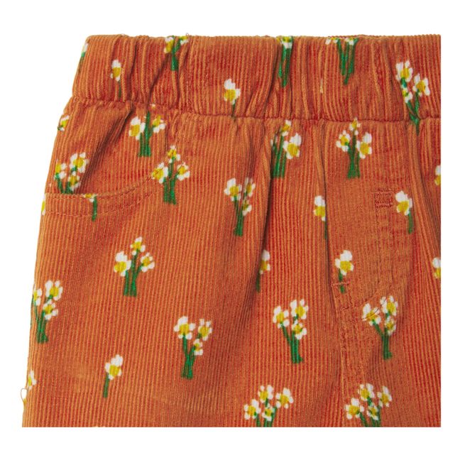Organic Cotton Corduroy Trousers | Camel