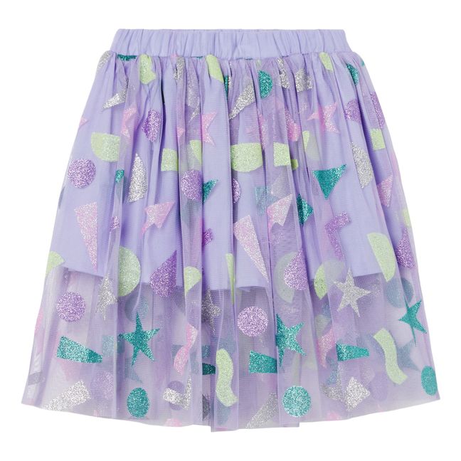Jupe Tulle Polyester Recyclé Violet