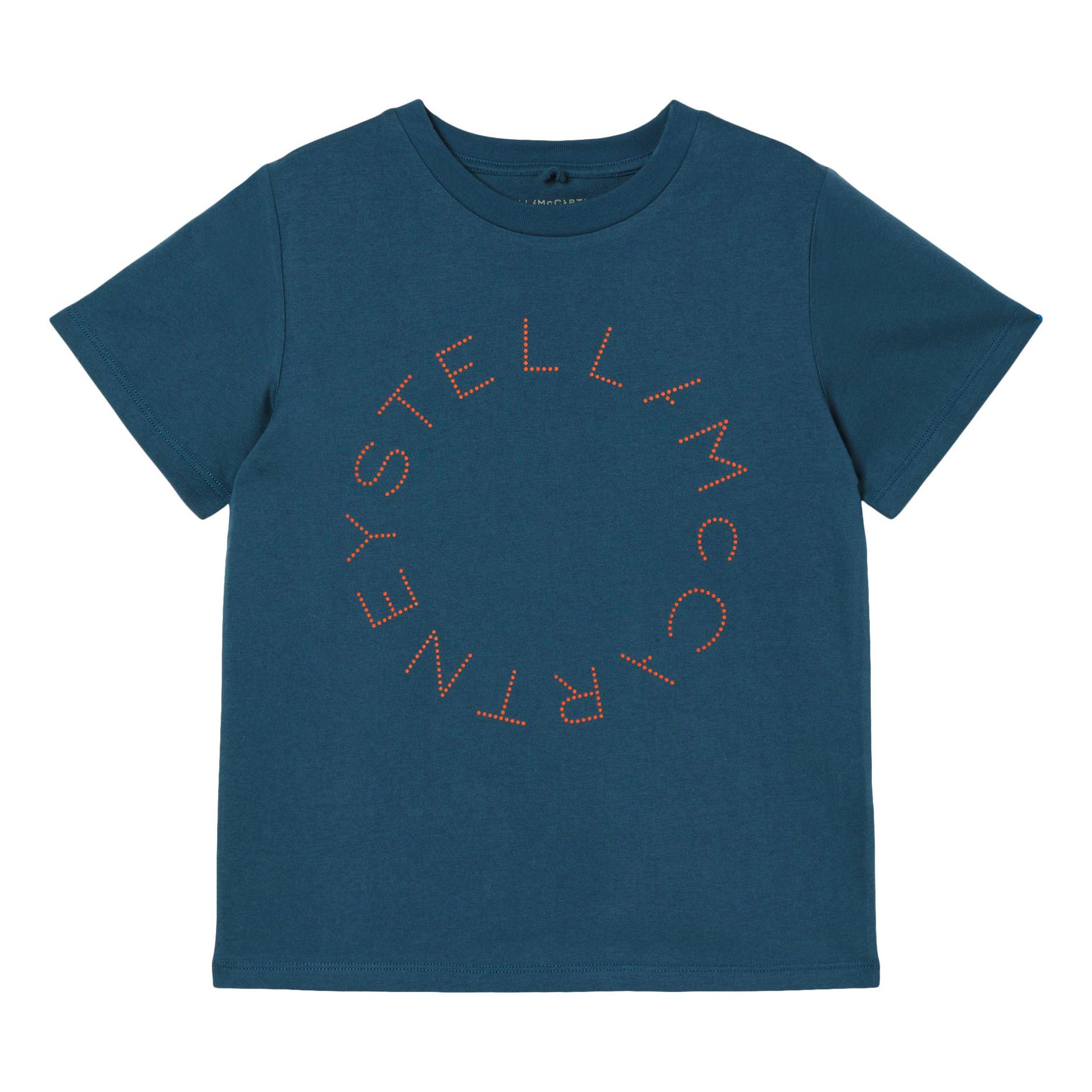 T-shirt Uni Stella Coton Bio | Bleu- Image produit n°0