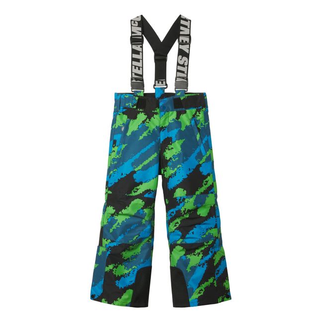 Multicolour Recycled Polyester Ski Trousers - Ski Collection - Negro