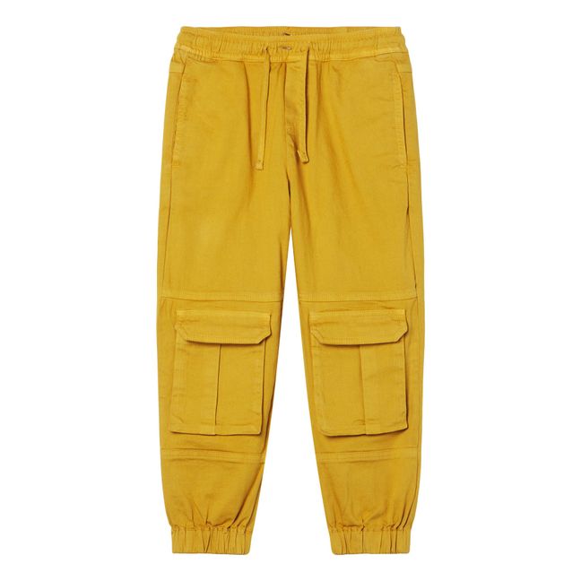 Pantalon Cargo | Jaune moutarde