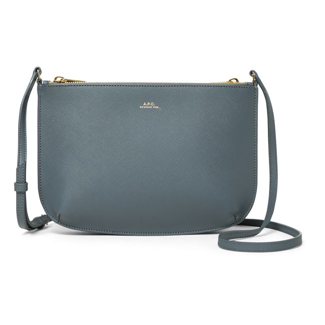 Sarah Embossed Leather Bag | Gris Oscuro