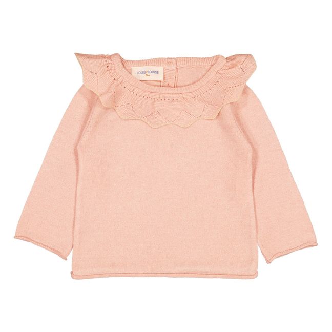 Maglione in cotone e lana Ambroisine | Rosa chiaro