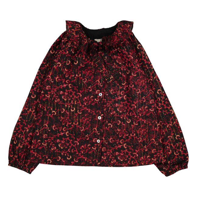 Bluse Lurex Angele | Schwarz