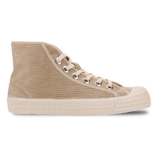 Scarpe da ginnastica alte Star Corduroy | Beige