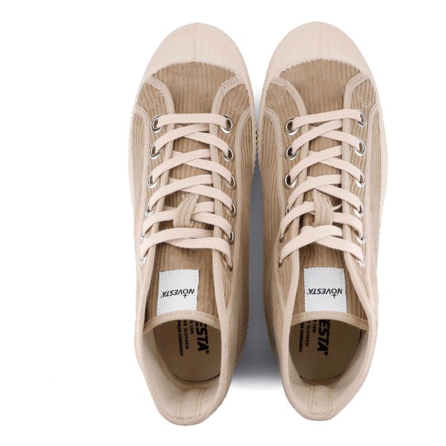 Scarpe da ginnastica alte Star Corduroy | Beige