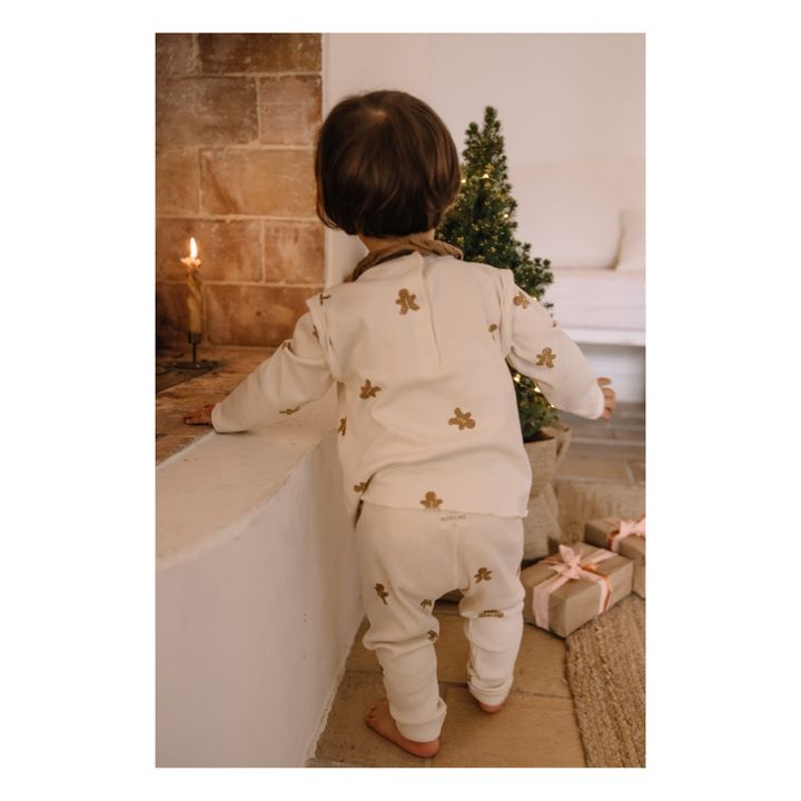 Lala Organic Cotton Blouse - Exclusive Christmas Capsule -  | Ecru- Product image n°2