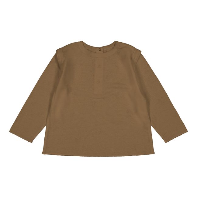 Lala Organic Cotton T-shirt | Brown