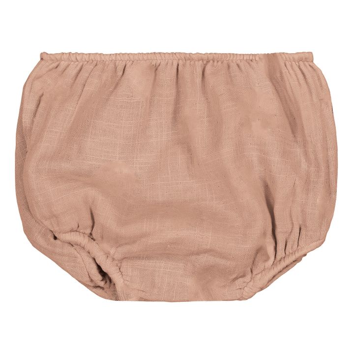 Ami Organic Cotton Muslin Bloomers | Pink- Product image n°0