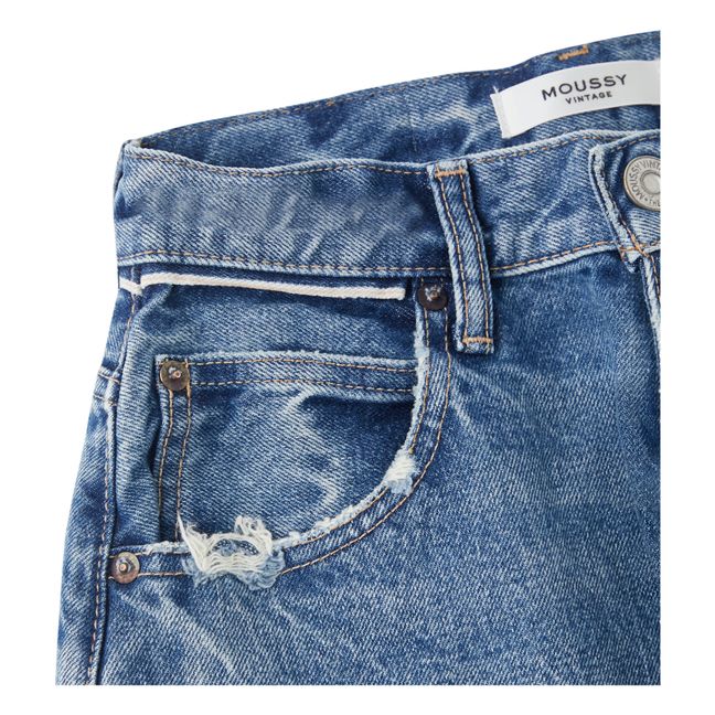 Castaic Wide Tapered Jeans Azul