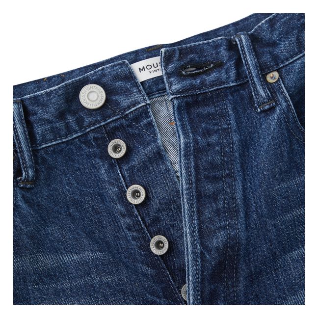Jean Capac Wide Straight Cropped | Bleu