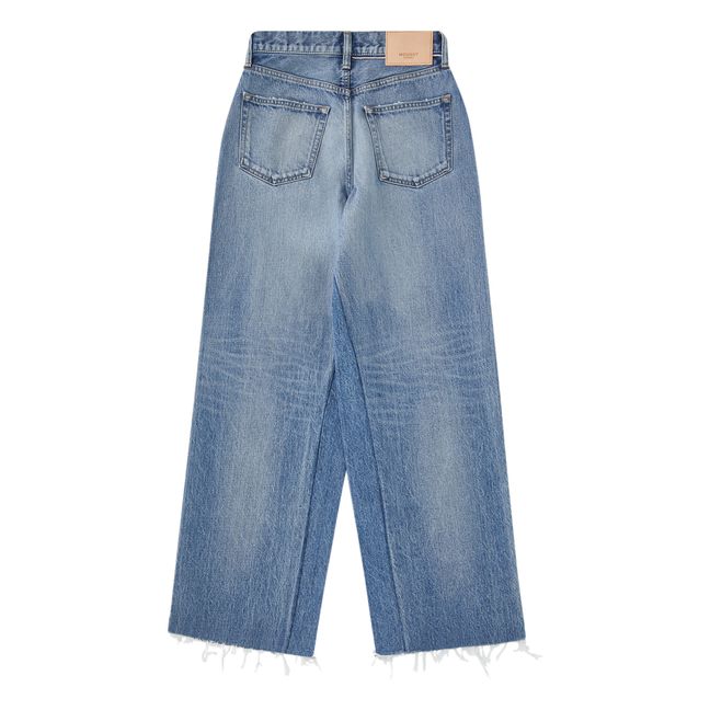 Riverview Wide Straight Jeans | Azul