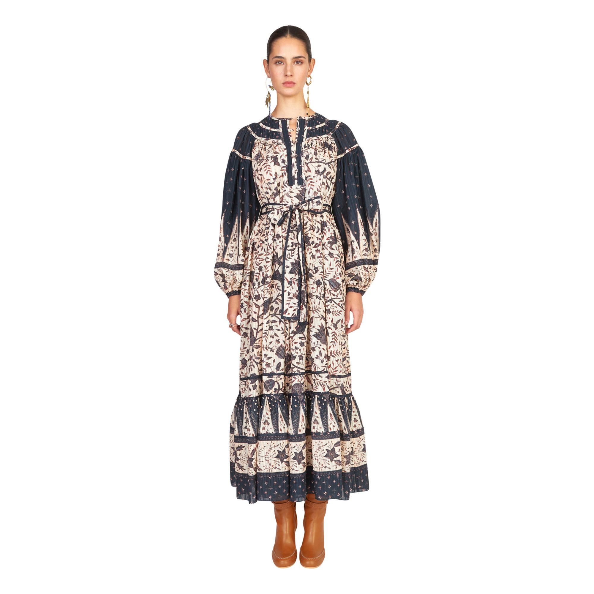 Robe Kemala Beige Ulla Johnson Mode Adulte
