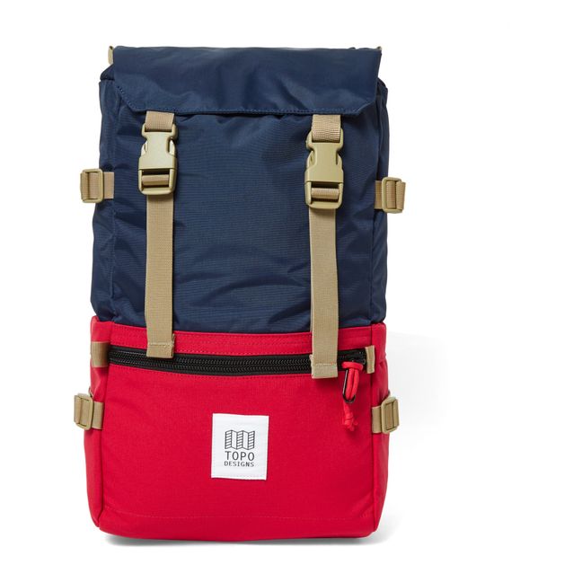 Rover Pack Classic Backpack Marineblau - Rot
