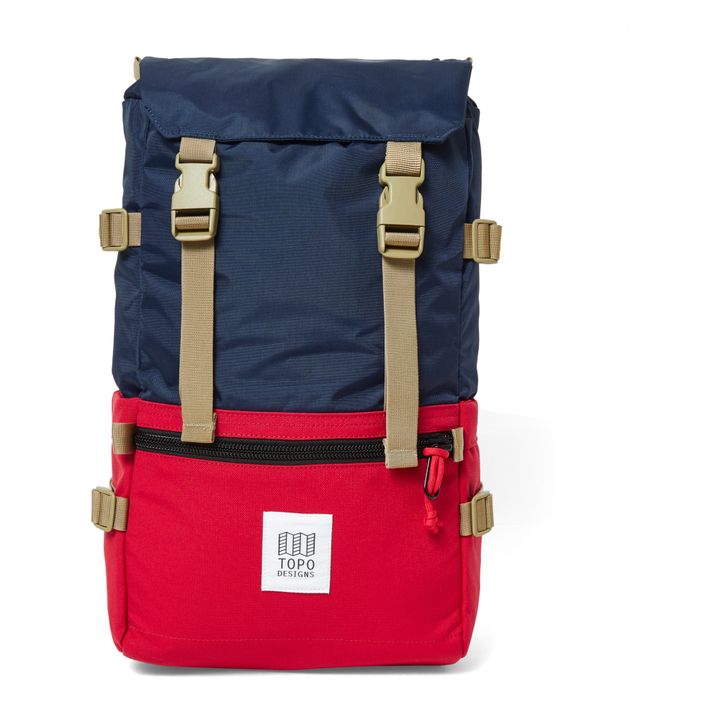 Rover Pack Classic Backpack | Marineblau - Rot- Produktbild Nr. 0