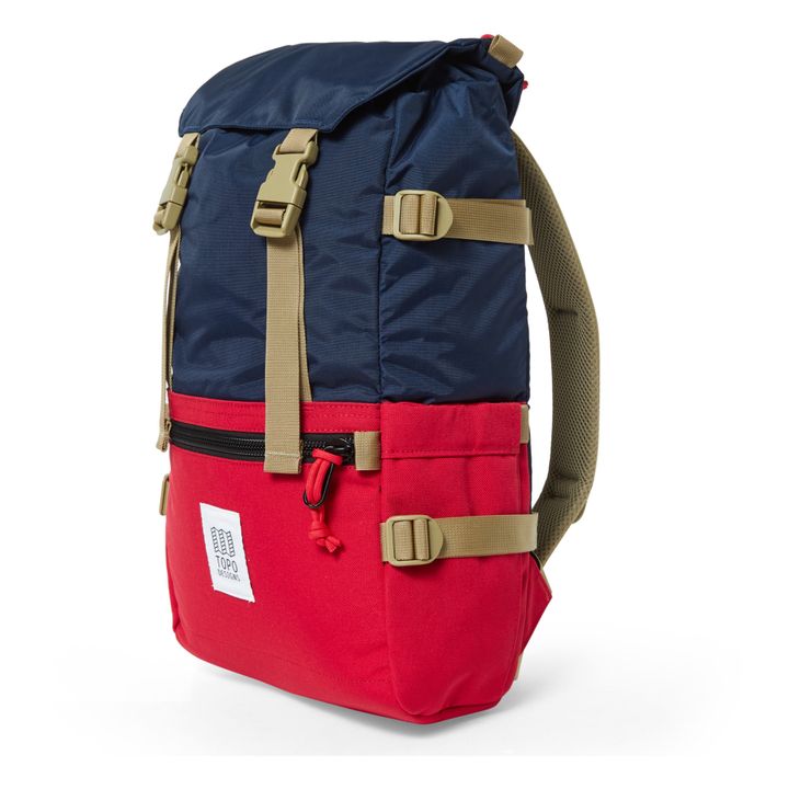 Rover Pack Classic Backpack | Marineblau - Rot- Produktbild Nr. 1