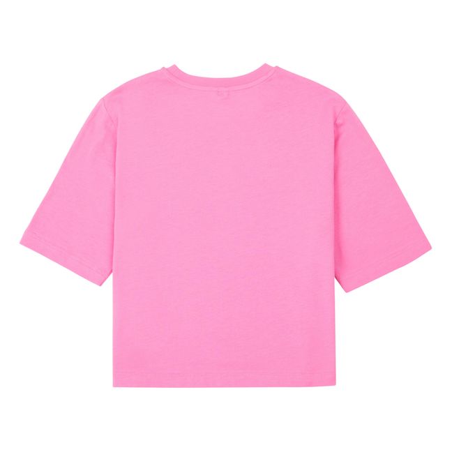 Organic Cotton Oversize T-shirt | Pink