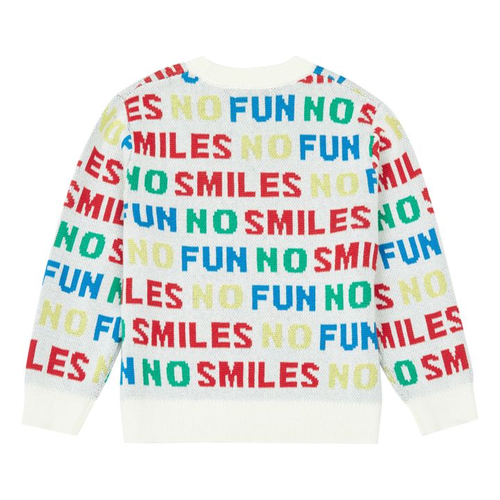No Smiles No Fun Jumper | White- Product image n°2