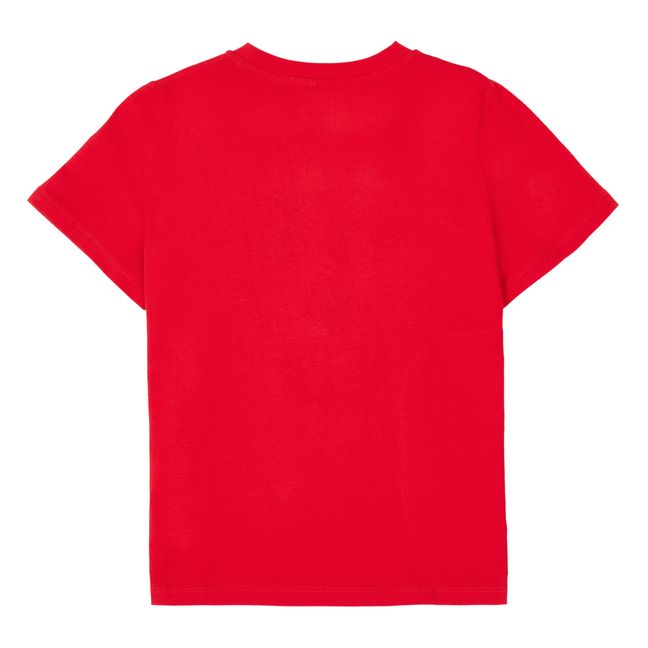 T-shirt Visage Coton Bio Rouge