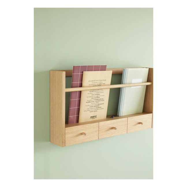 Etagère à magazines en bois