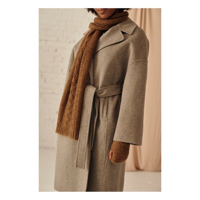 Abrigo de Lana Sullyne - Colección mujer  | Verde Gris