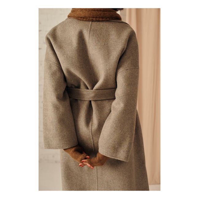 Abrigo de Lana Sullyne - Colección mujer  | Verde Gris