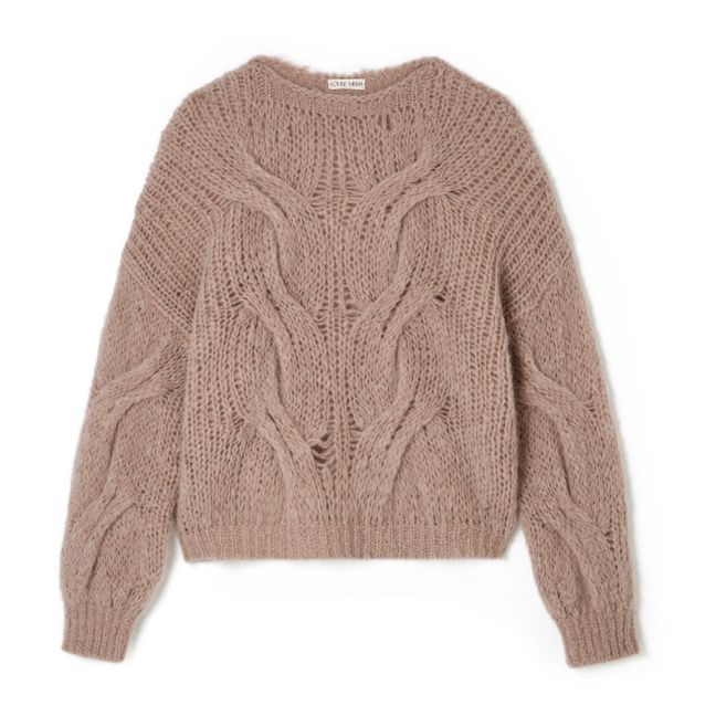 Pull Kid Mohair Divya - Collection Femme - Vieux Rose