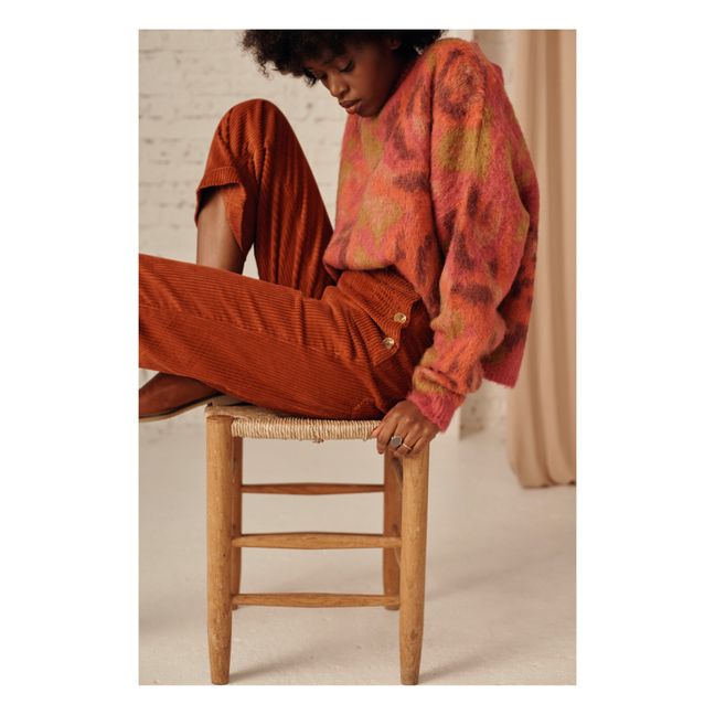 Pantalon Velours Côtelé Beatriz - Collection Femme  | Caramel