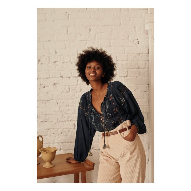 Lou Corduroy Trousers - Women’s Collection  | Beige