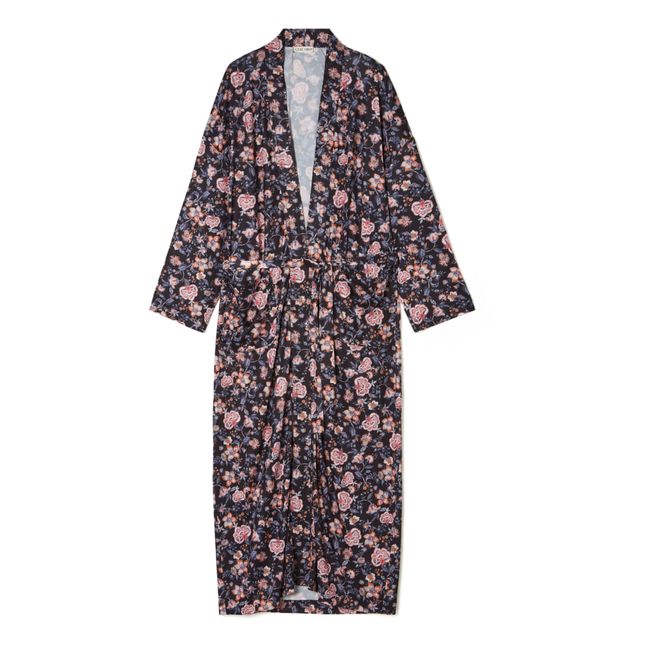 Yokawa Recycled Polyester Dressing Gown - Women’s Collection  | Grigio antracite