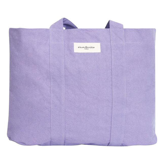 Marcel Recycled Cotton Tote Bag Lilac
