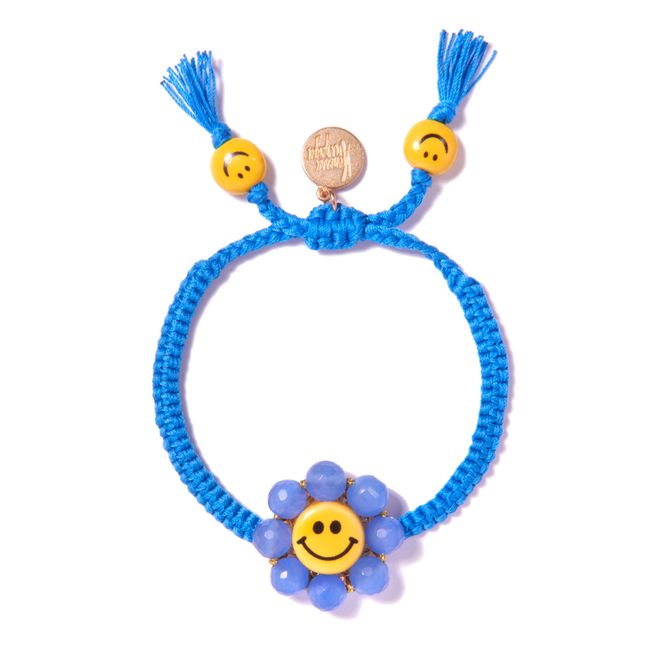 Bracelet Happy Flower | Bleu