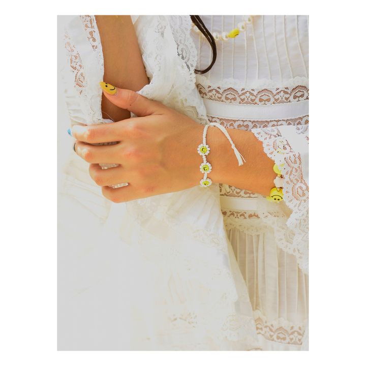 Daisy Dreams Bracelet | Blanco- Imagen del producto n°3