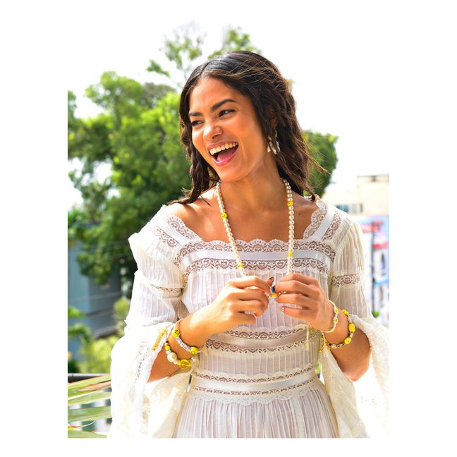 Bracelet Big Smile | Blanc