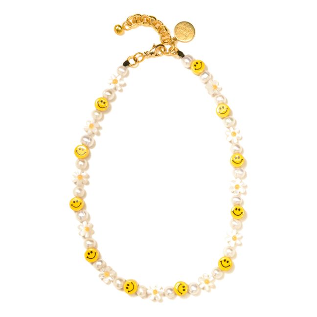 Here Comes Sunshine Necklace Yellow