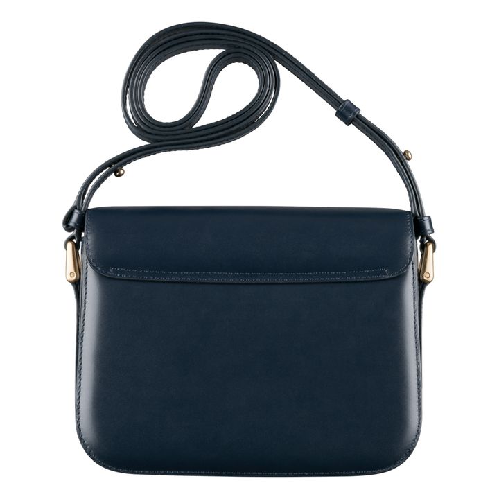 Grace Small Smooth Leather Bag | Azul Marino- Imagen del producto n°6