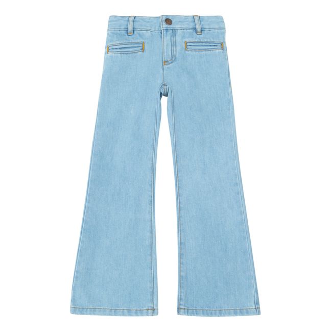 Bestie Recycled Denim Flared Jeans Denim