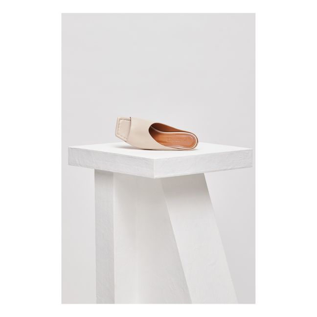 Sandalias de piel Mar | Marfil