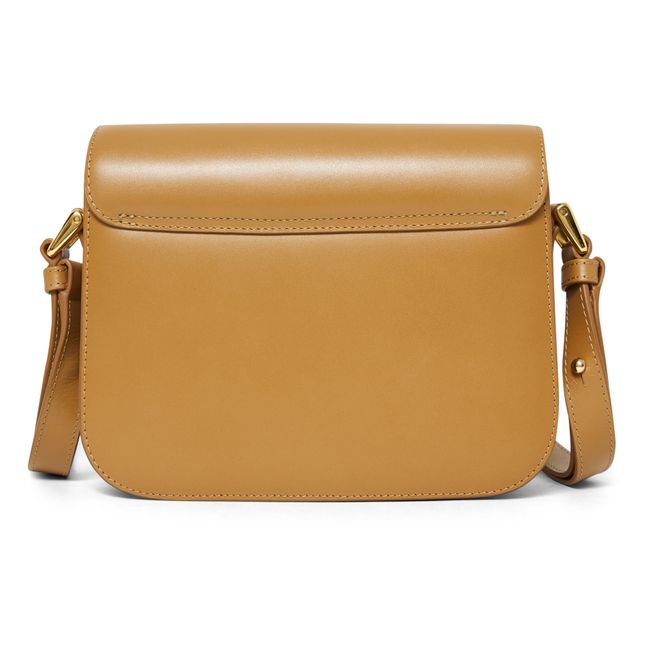 Grace Small Smooth Leather Bag Beige