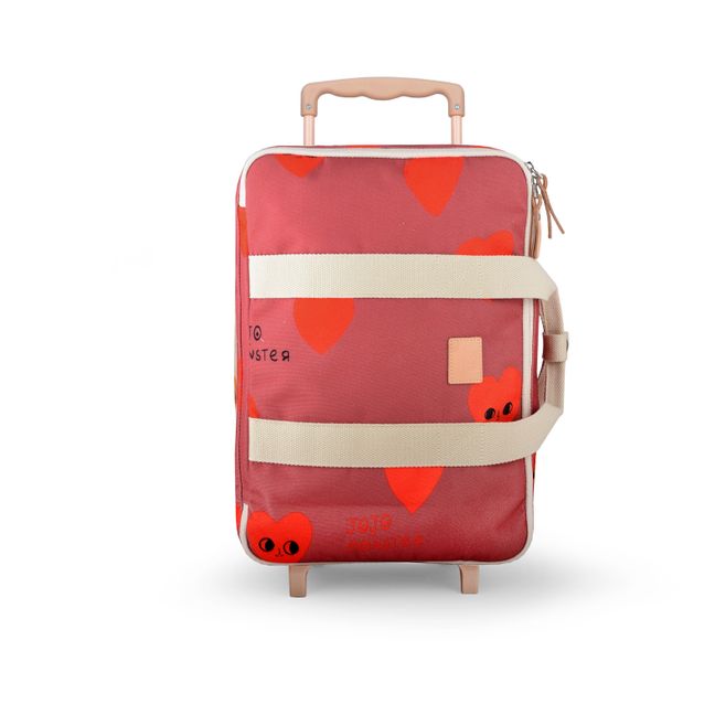 Heart Suitcase Red