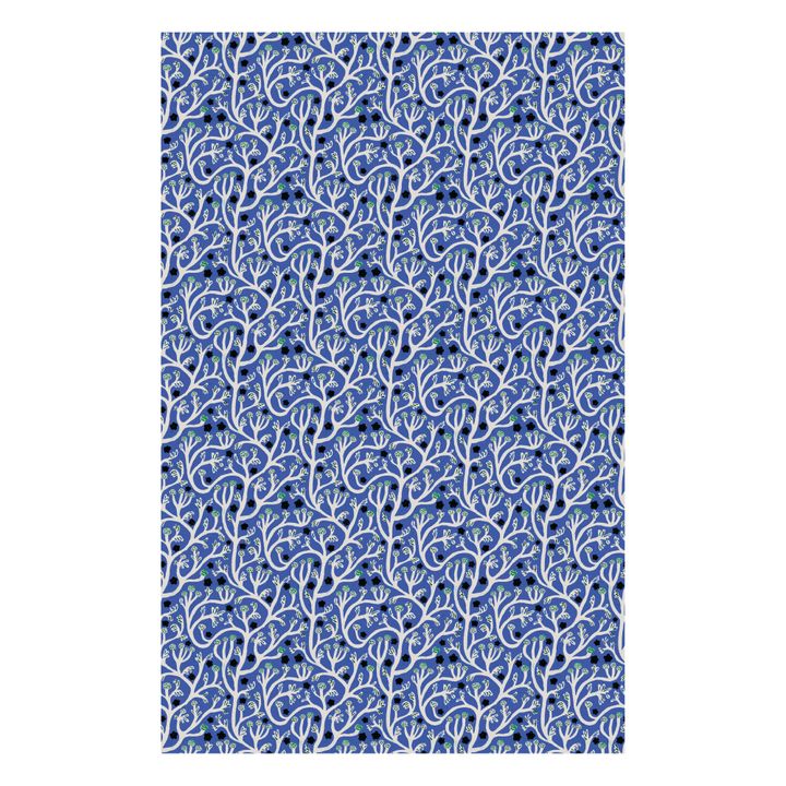 Cottage Wallpaper - 3 Panels | Blue- Product image n°1